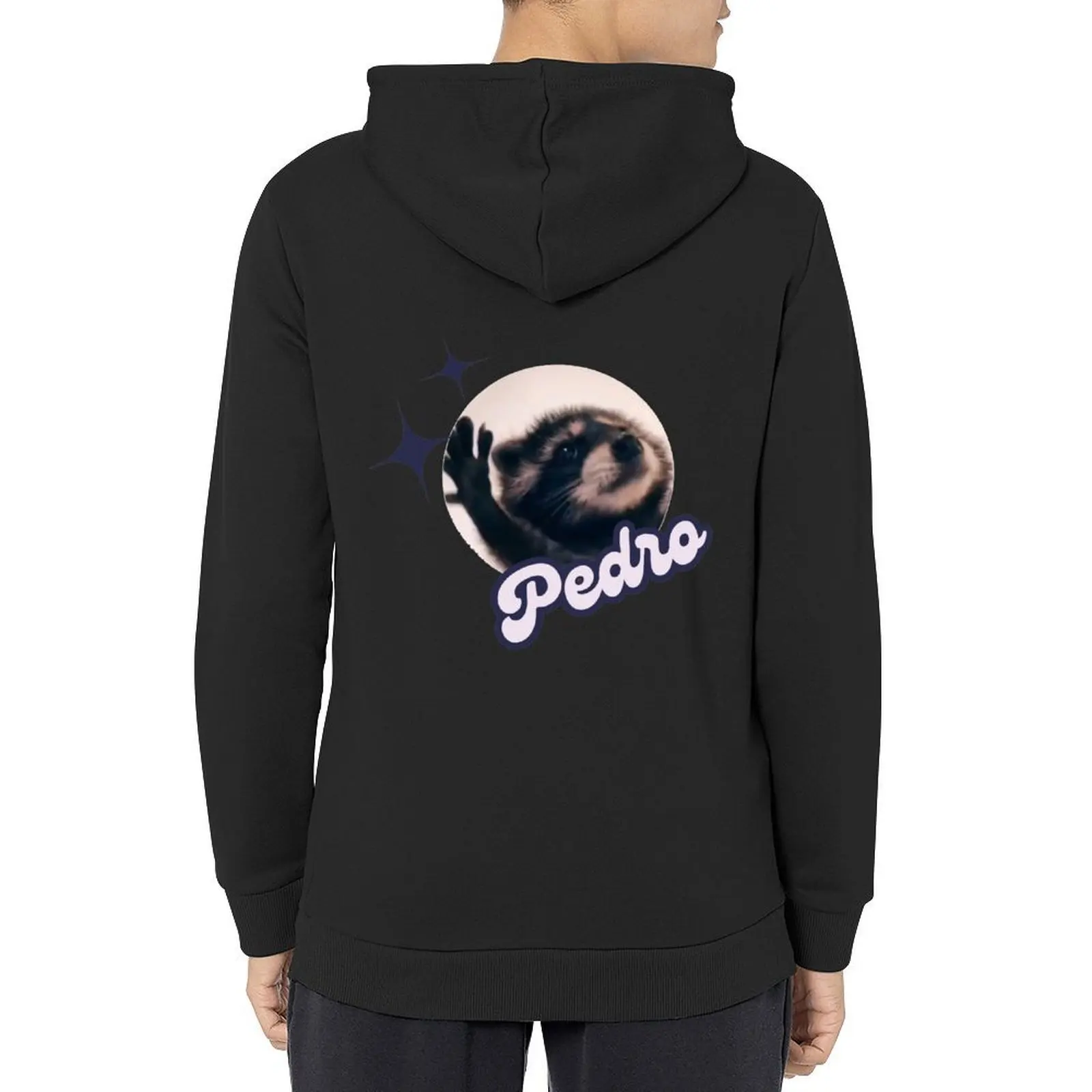 

dancing pedro raccoon Hoodie anime clothing men's clothes men clothing korean style clothes pullover hoodies