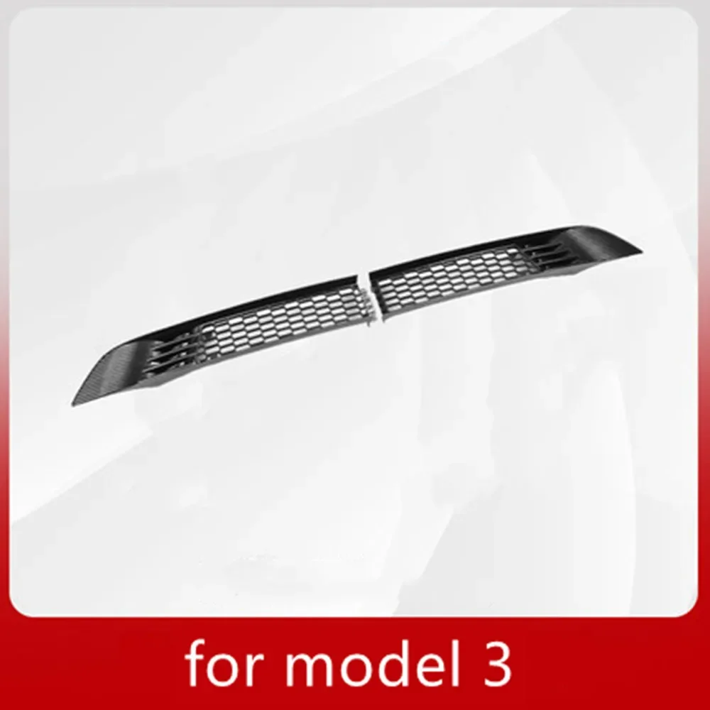 

Anti-Dust Garbage Proof Inner Grill Cover for Tesla Model 3 Model Y Car Lower Bumper Segmented Insect Net Accessories