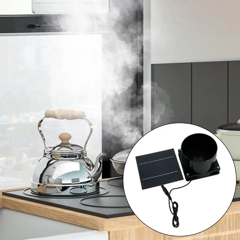 

Energy Saving Solar Exhaust Fan Greenhouses Ventilation Fan Perfect for Pet House and Family Shed with Easy Installation N58D