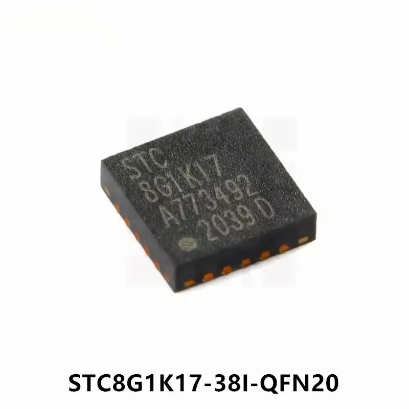 STC8G1K17 STC8G1K17-38I STC 8G1K17 QFN20 Enhanced 1T 8051 Microcontroller MCU IC Controller Chip 8G1K17-38I-QFN20