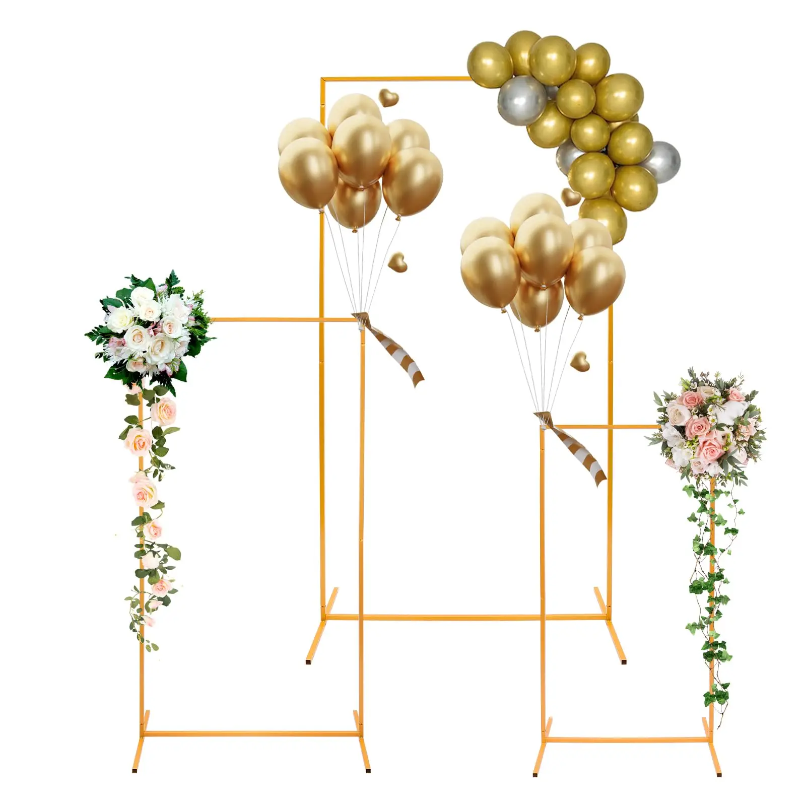 

Свадебные арки для церемонии, подставка для свадебной арки, прямоугольная металлическая подставка для фона для свадеб, B