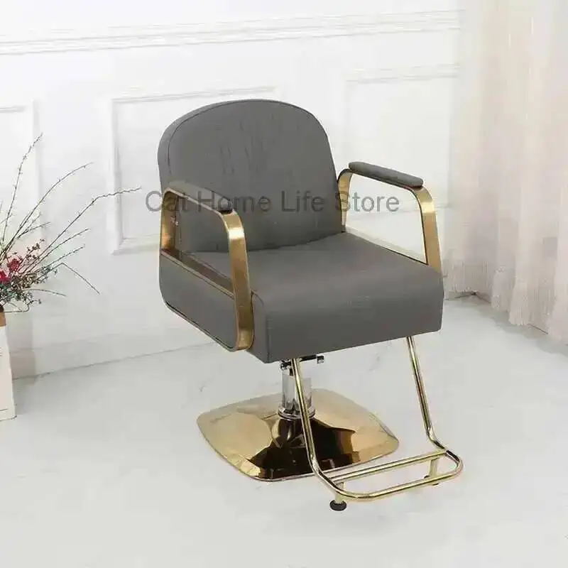 Aesthetic Vintage Barber Professional Chair Hairdresser Pedicure Chair Beauty Salon Rolling Silla Barberia Tattoo Furniture