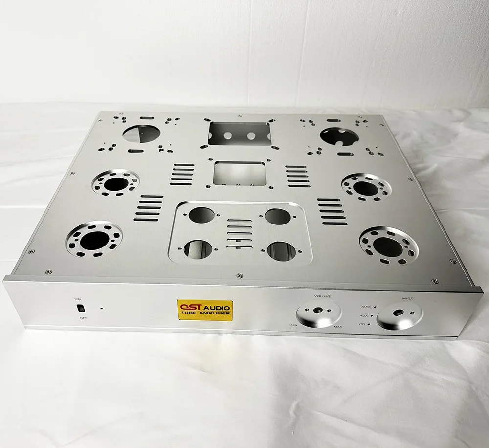 Universal Push-pull Aluminum Power Amplifier Front Box Fever Audio DIY All Aluminum  Custom Case