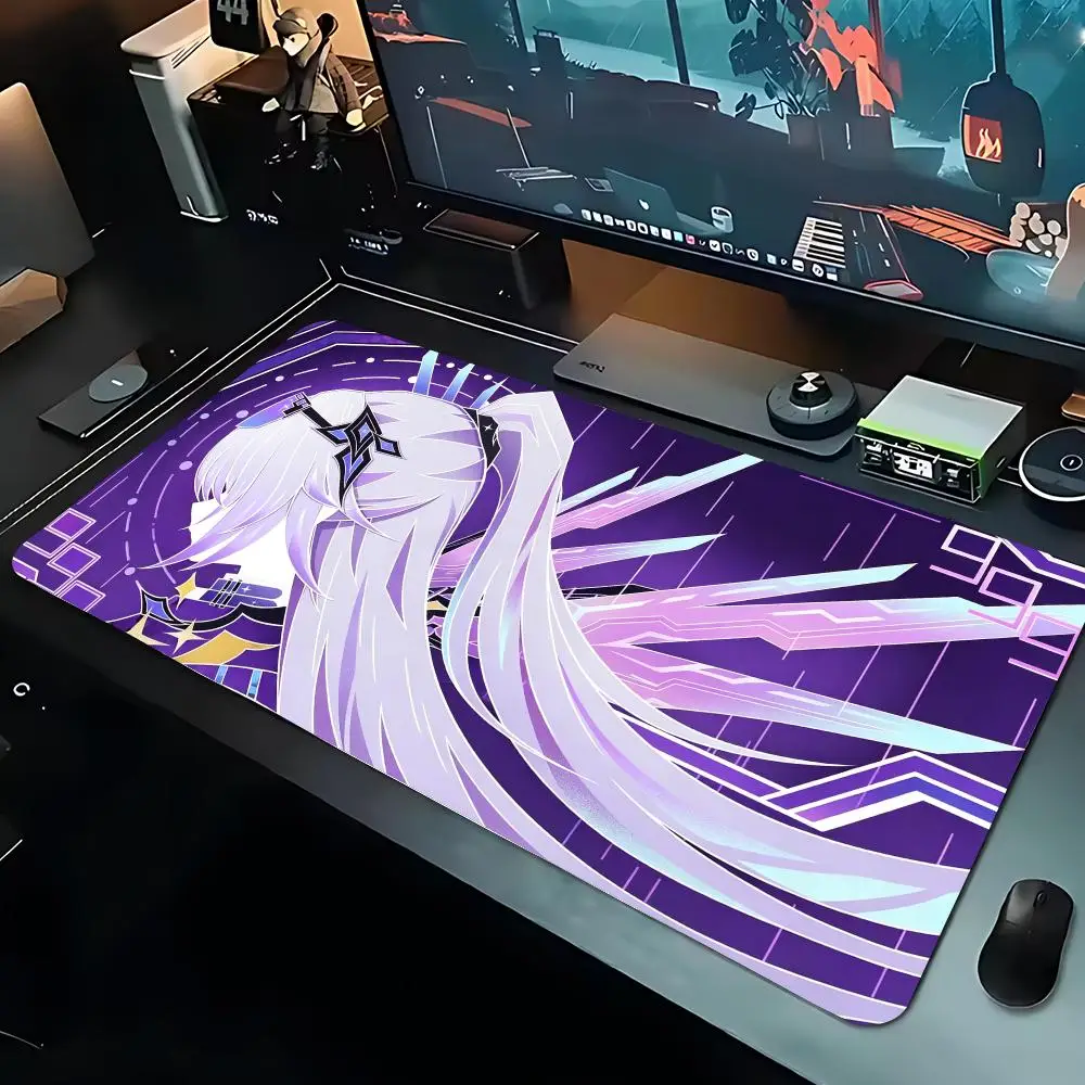 Honkai Star Rail Castorice Mouse Pad Large Playmat Gaming Customized Mat XXL Size Gamer Office Mousepad Logo Desk Mat