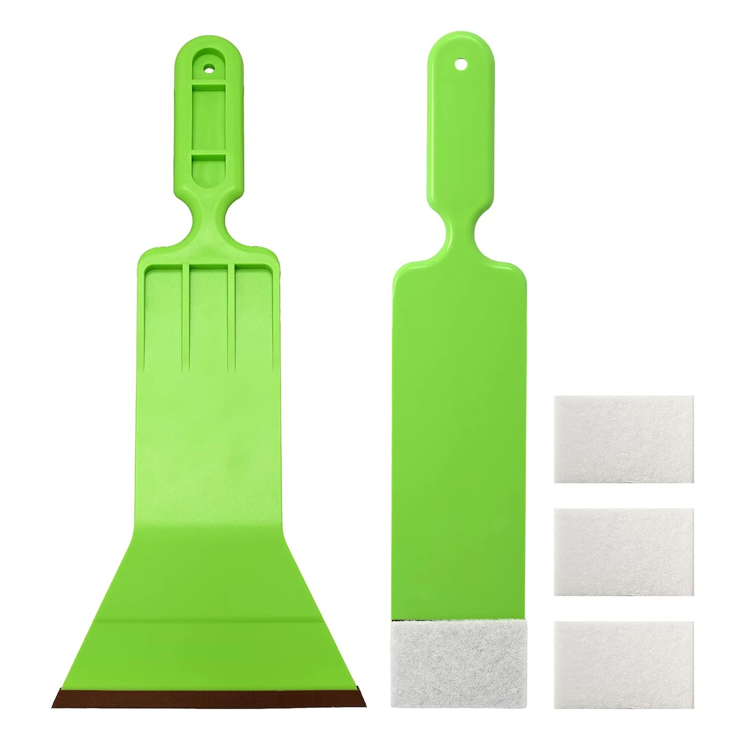 EHDIS Window Tint Film Bulldozer Squeegee Scrubber Paddle Scraper Front Rear Windshield Flat Glass Long Handle Cleaning Tool Set