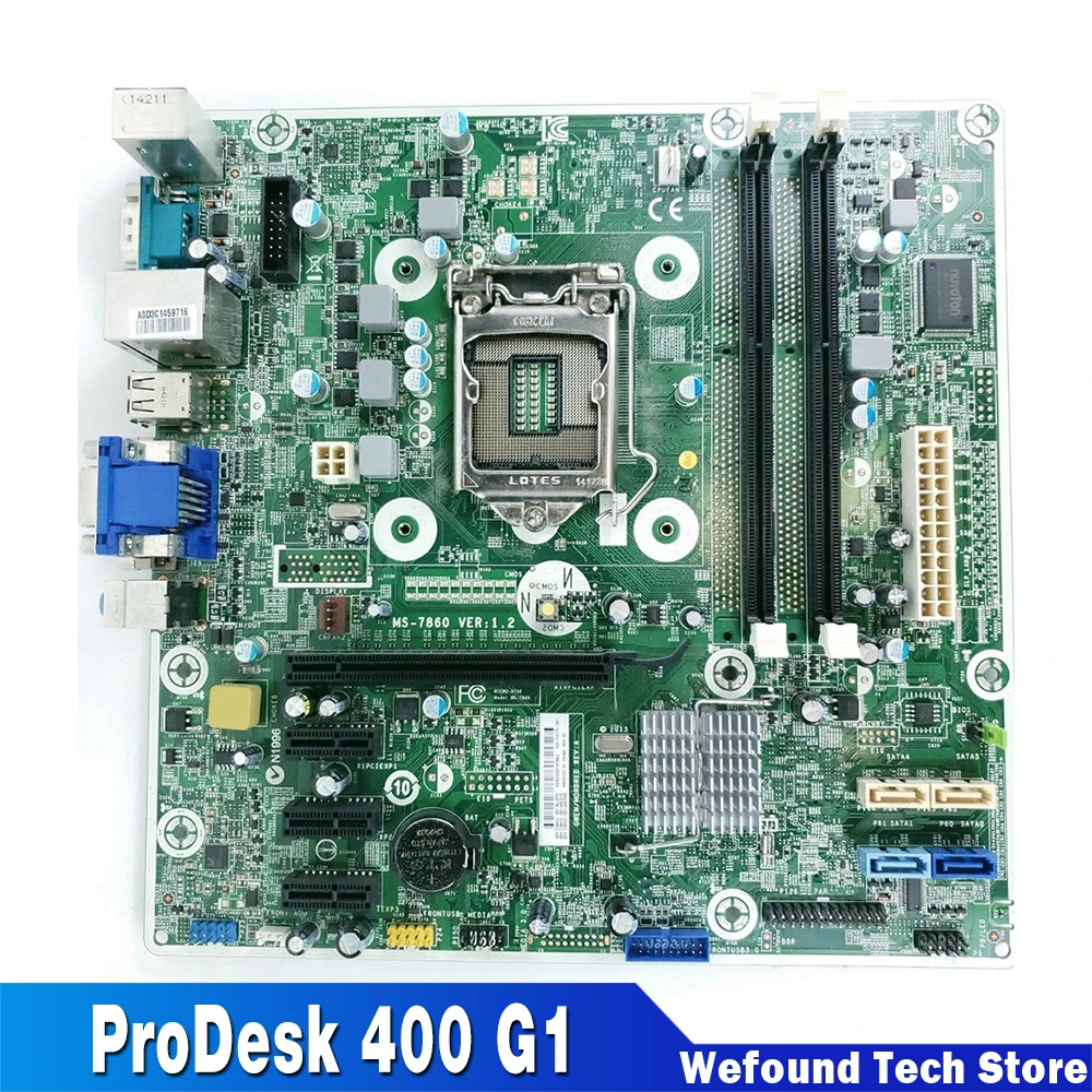 

For HP ProDesk 400 G1 MS-7860 Motherboard 718775-001 718413-001 718413-601