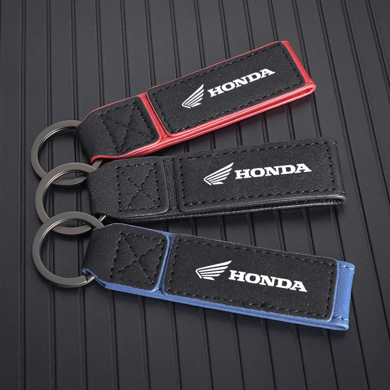 LLavero con emblema de motocicleta de alta calidad, colgante para llavero de Moto para Honda CB400 CB650F CBF CBR250RR CRF SH300 NC750, accesorios