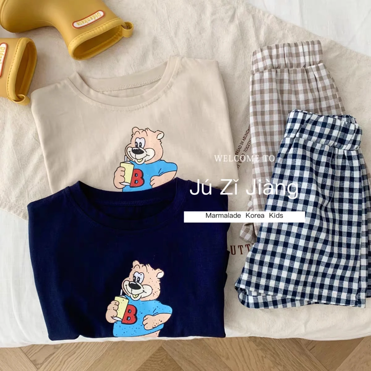 0 1 3 5year Old Boys Clothes Suit Summer Cartoon Short Sleeve Tees Shorts Two Piece Set Toddler Costume Kids Tracksuit Casual