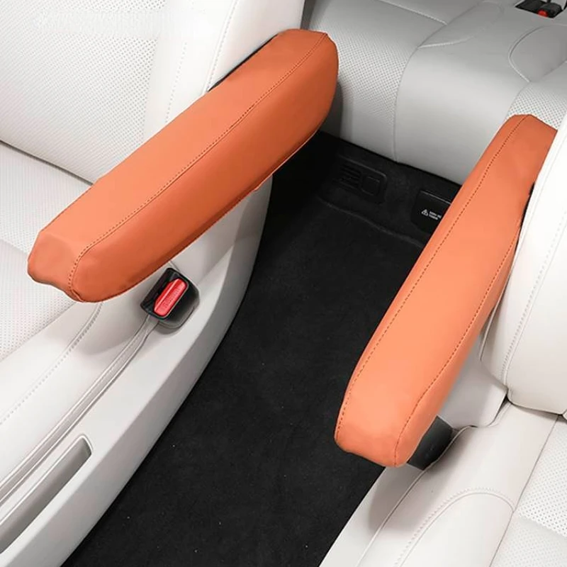 For LEADINGIDEAL L9/L8 Second row armrest protective cover Leather antifouling cover