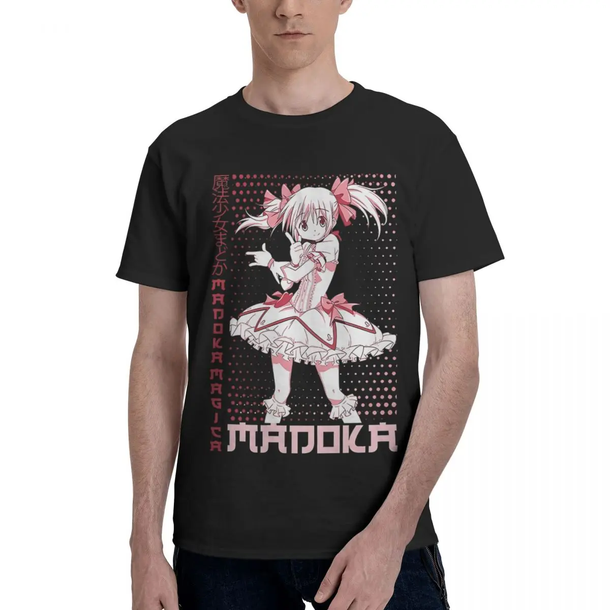 

Puella Magi Madoka Magica 100% Cotton Casual Breathable Confortable Man Funny Men's T-Shirt Clothes Men