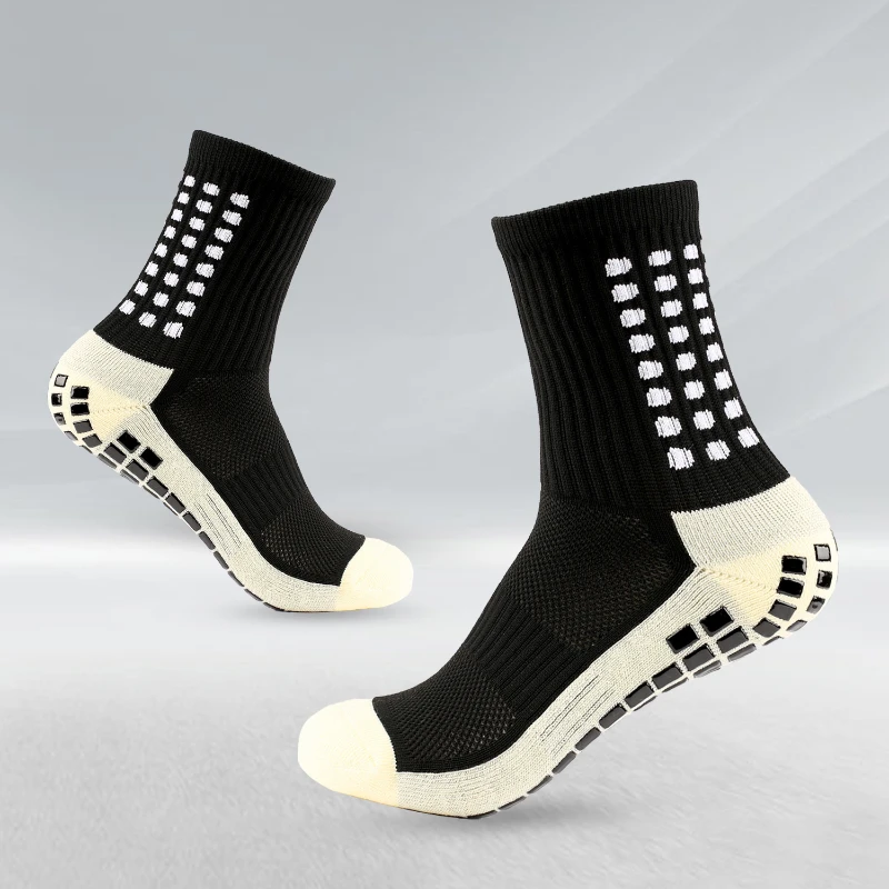 tapedesign football socks Round Silicone Suction Cup Grip Anti Slip Soccer Socks Sports Men Women Baseball Rugby Sock