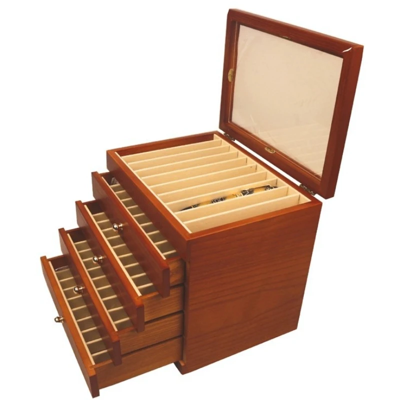 

Pack of 50, five layers, large capacity, wooden pencil case, stationery box.