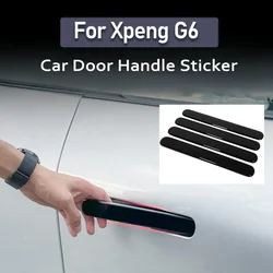 For Xpeng G6 2023 2024 Xiaopeng G6 Car Door Handle Sticker Anti Scratch Protective Cover Black Modified Accessories