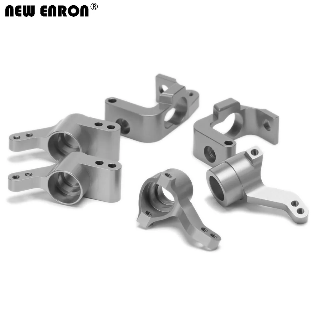 NEW ENRON Alloy 101208 101209 Steering Front & Rear Hub Carrier Knuckle Set for RC HPI 1/10 WR8 3.0 Flux KEN BLOCK Bullet ST MT