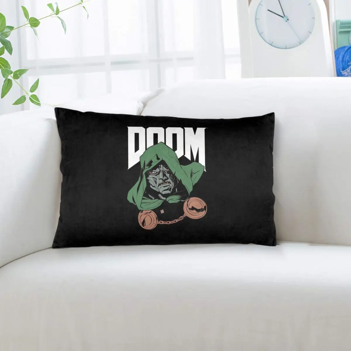 American Rapper MF Doom Mad Villain Music Artist Rectangle Pillowcase Cushion Cover Decor Bedroom Bed Home Comfort Throw Pillow