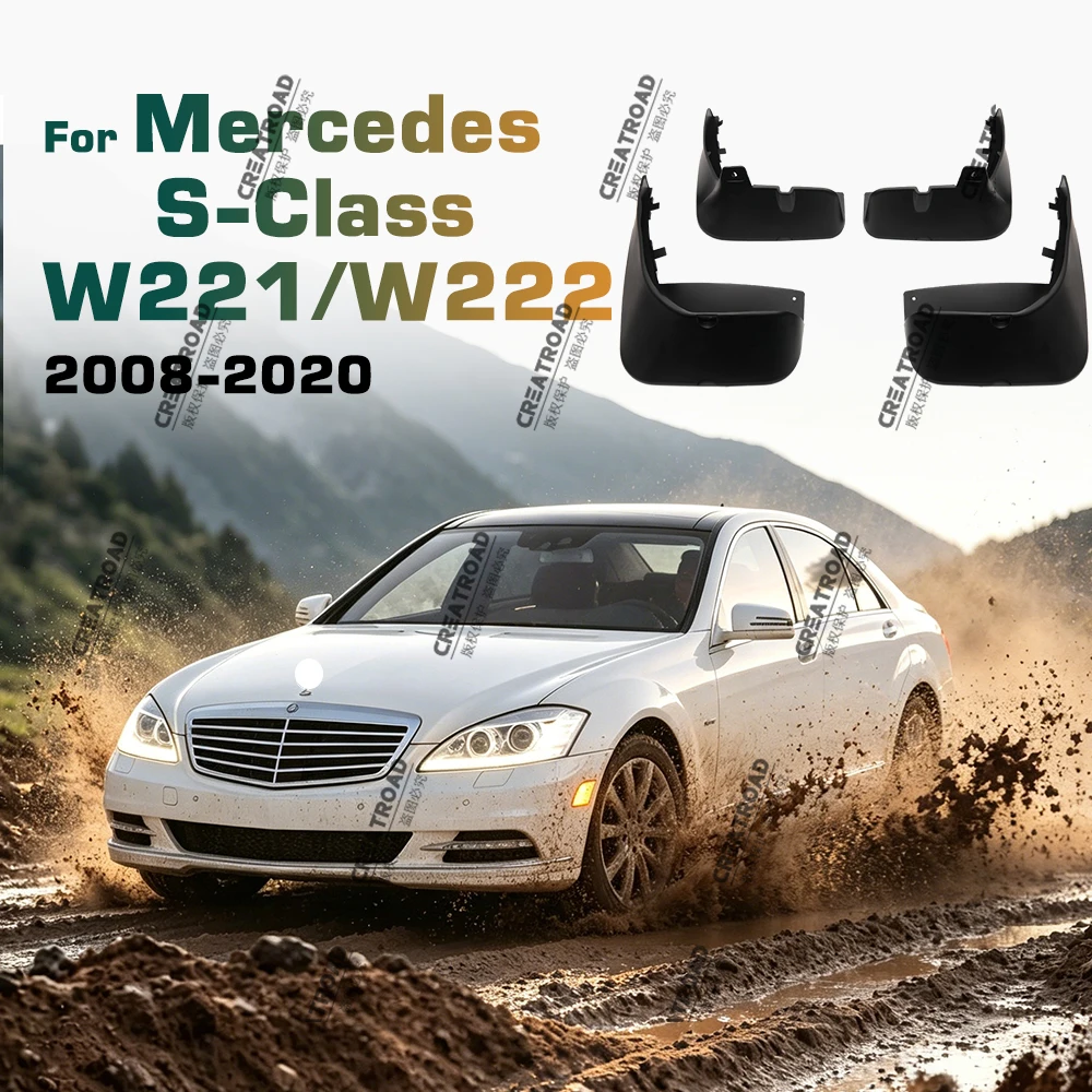 Für Mercedes Benz S-Klasse W221 W222 S300 S350 S450 S500 2012-2016 Kotflügel Schmutz fänger Auto Kotflügel Autozubehör