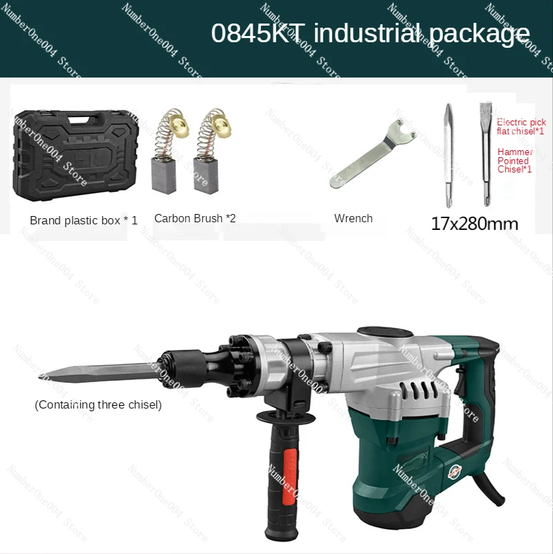 Electric Demolition Hammer Heavy-duty Industrial Grade Rotary Hammer Multifunctional Impact Drill Special Crushing Electric Pick