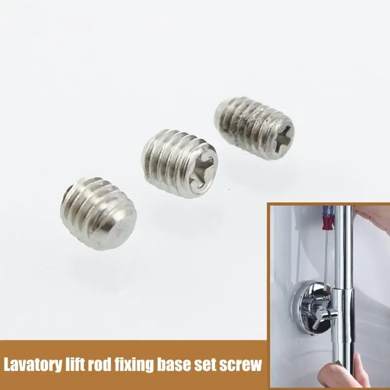 Stainless Steel Shower Risers Pipe Base Set With 2 Wrenches And 4 Top Screws for Secure Installation Pipe Base Fasteners M4YD