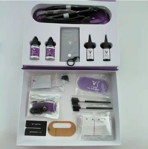 V light Hair Extension hairs extensions machine kit, New ultrasonic v lights hair elongation tool