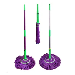 mop No need to wash the mop by hand Twist water mop Rotary mop cleaning tool foldable mop