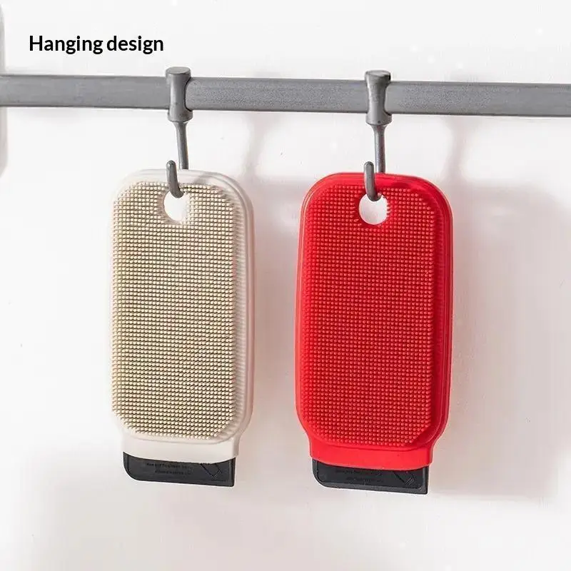 NEW Food Grade Potato Carrot Vegetable Brush Ergonomic Handle Scrubber For Deep Cleansing Household Kitchen Vegetable Washing