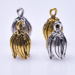 50pcs/lot Flower End Caps Beads Caps Connectors For Earrings/Necklace Tassel Caps End Cap Jewelry Making DIY Jewelry Finding
