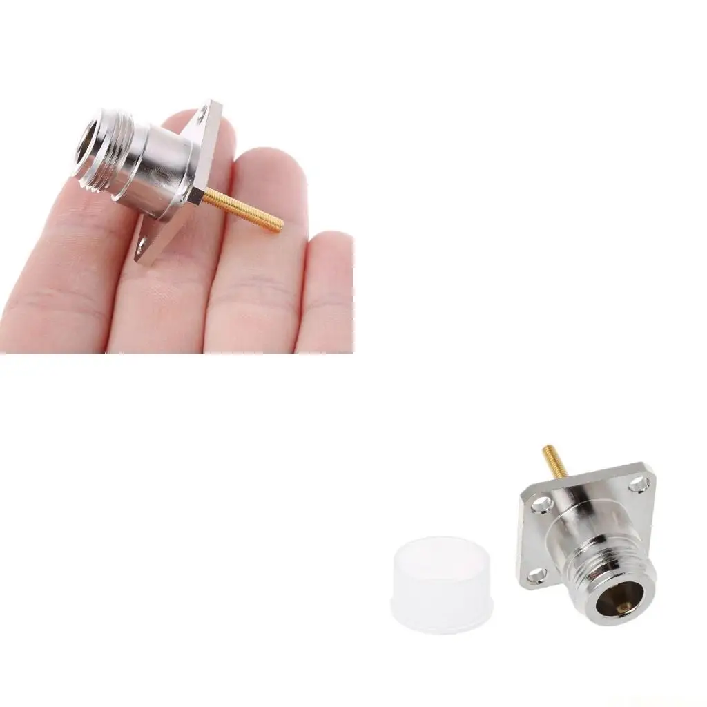 

Латунный разъем E56B N с гнездовым разъемом с 4 отверстиями, RF-адаптер для шасси с фланцем, длинный S