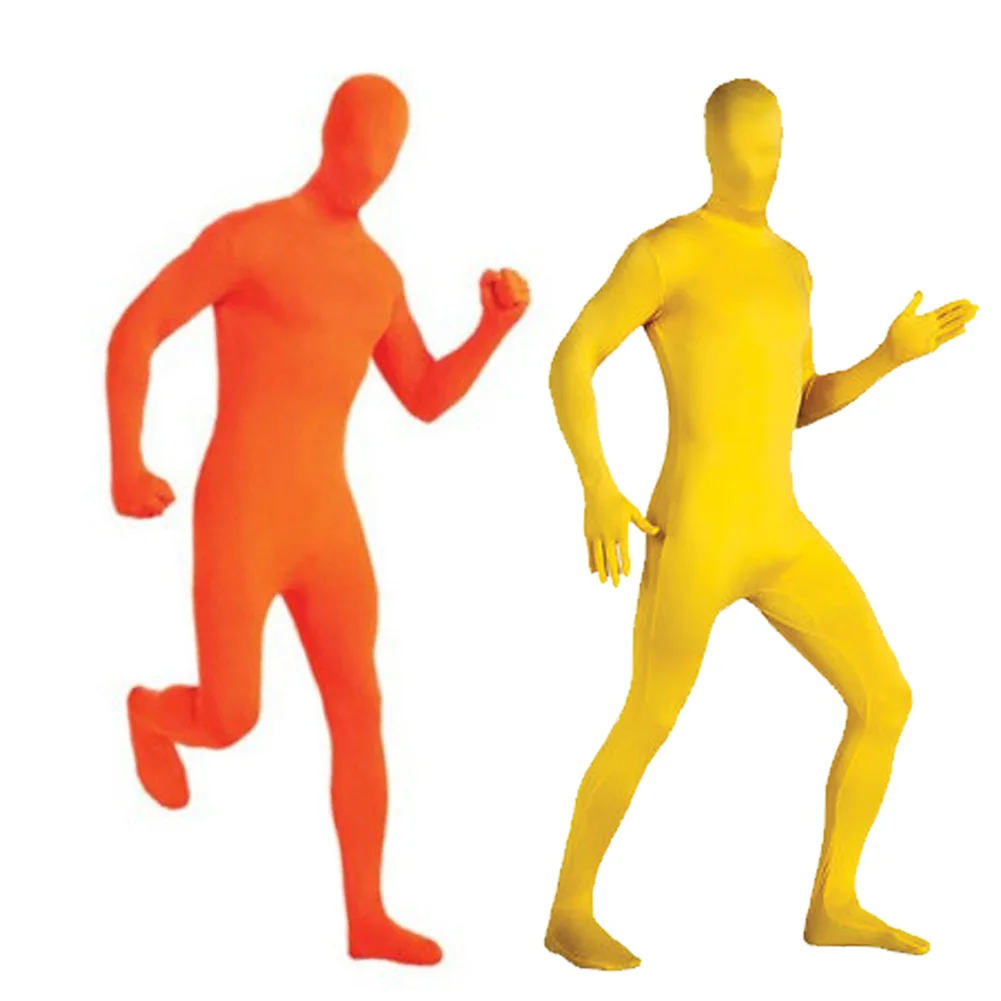 Volwassen Panty Pak Volledige Jumpsuit Unisex Strakke Vrouwen Mannen Kostuum Rekbare Verdwijnende Bodysuit Halloween Party Dropship Kleding