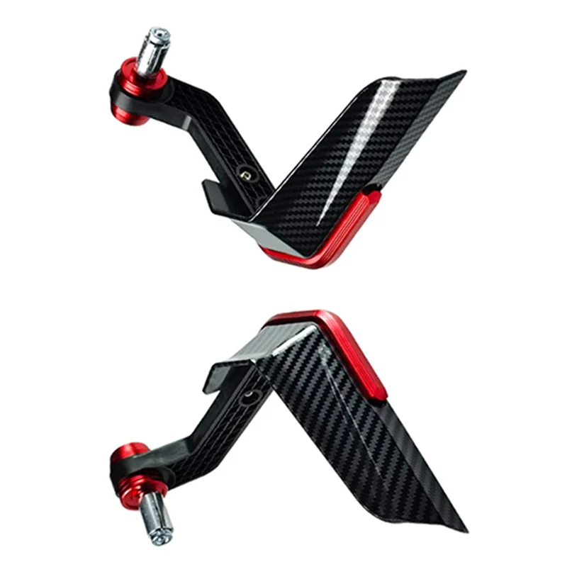 

Durable Motorcycle Handle Wind Protector Hand Guards Wind Protector Grip Protect Cover Red