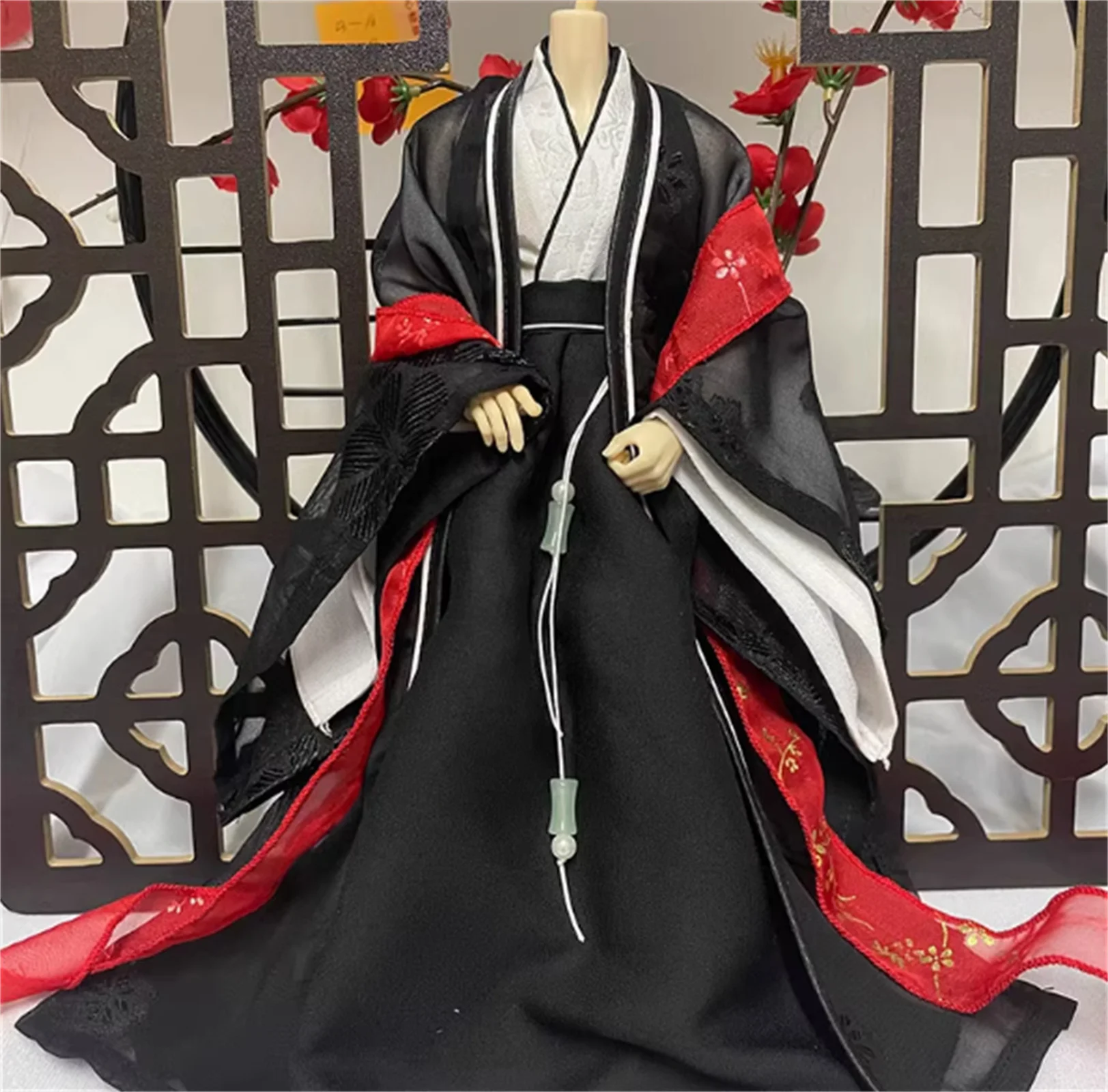 

Ancient Suit Outfit Long Dress 1/6 Scale Male Clothes Dress Hanfu Robe Anime Cosplay Clothes for 12inch Action Figure Toys
