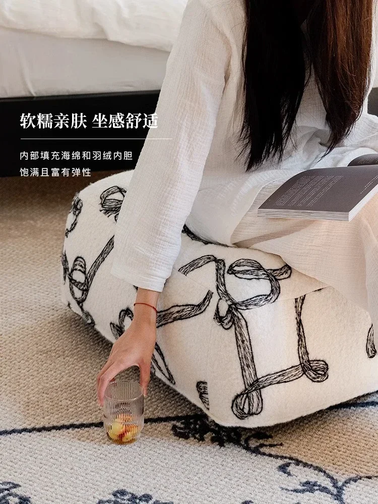 French Chinese style seat pier, futon pedal sofa pier, down sponge comfortable filling