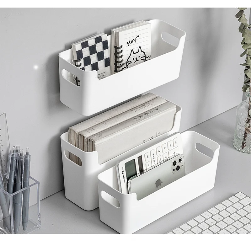 Cabinet Door Organiser Multifunctional Punch Free Wall Mounted Storage Box Cosmetic Cleaning Supplie Storage Organizer