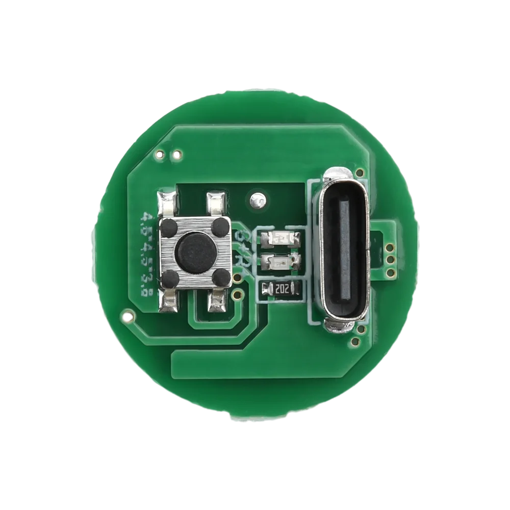 High-Power DIY Flashlight Driver Board – 3-Speed Adjustable Brightness with USB Type-C Charge/Discharge Module