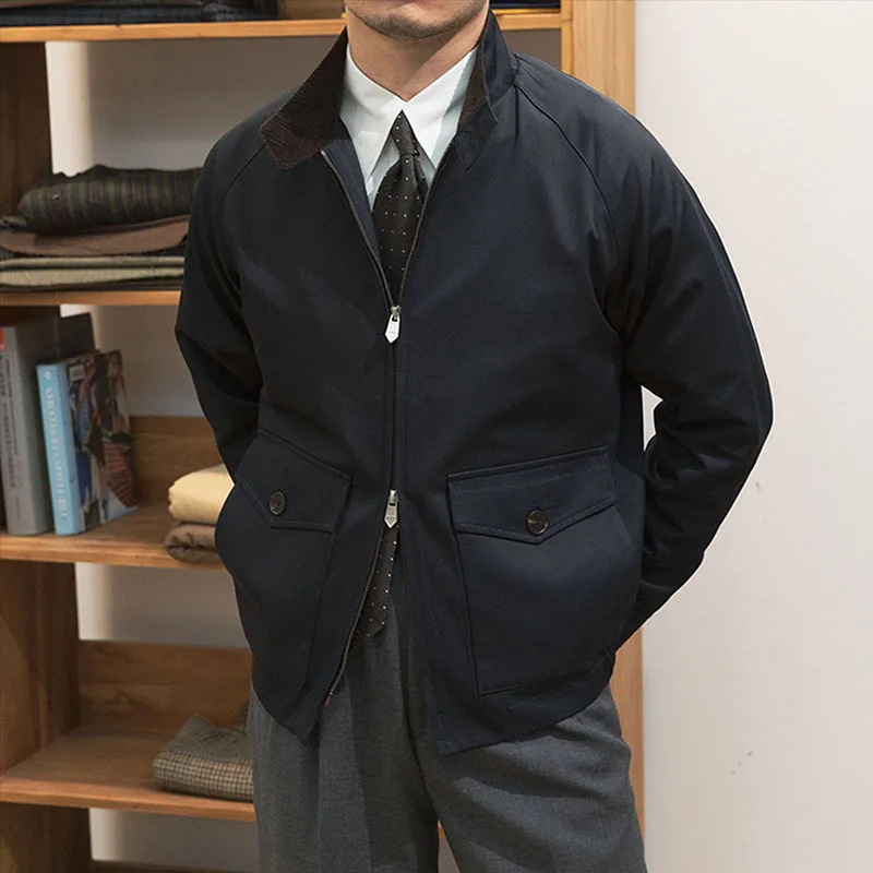 

Водонепроницаемая теплая мужская куртка-харрингтон в стиле ретро G9 от W-Cousin: высококачественная модная молодежная модель для весеннего сезона