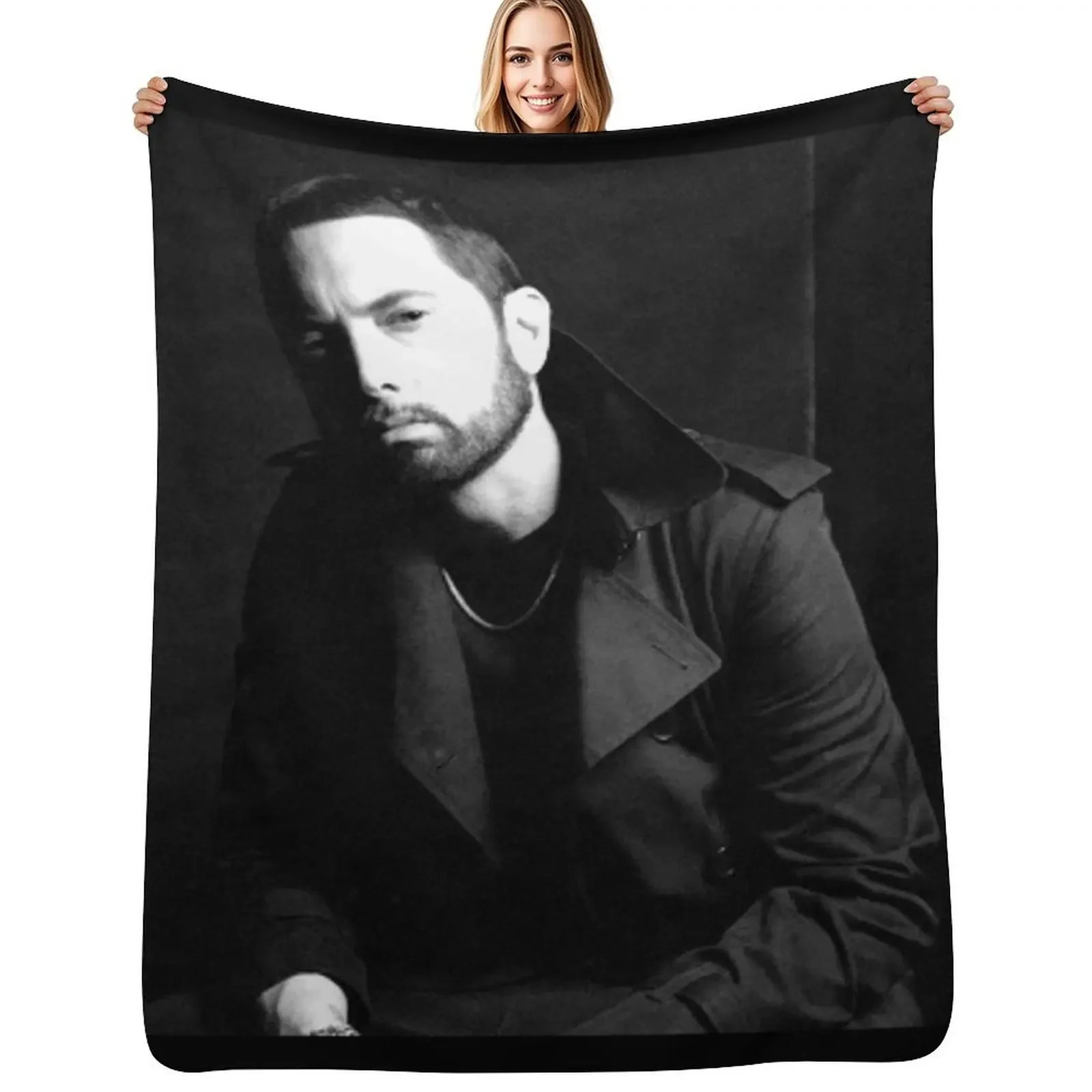 

Eminem Throw Blanket Luxury Brand Tourist Hairys Blanket