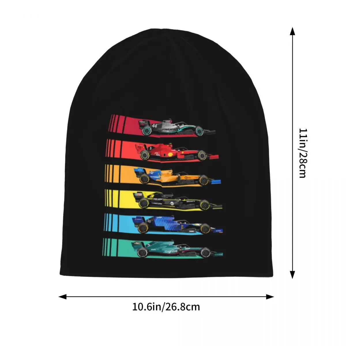 Formula Racing Cars 2023 Skullies Beanies Hats Warm Autumn Winter Outdoor Cap Knitted Bonnet Caps for Men Women Adult