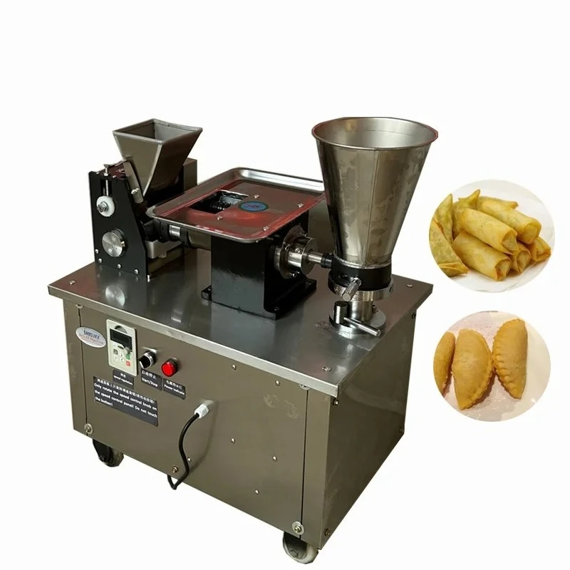 110V 220V Automatic Dumpling Gyoza Machine Russia Ravioli Pierogi Pelmeni Empanada Samosa Making Machine