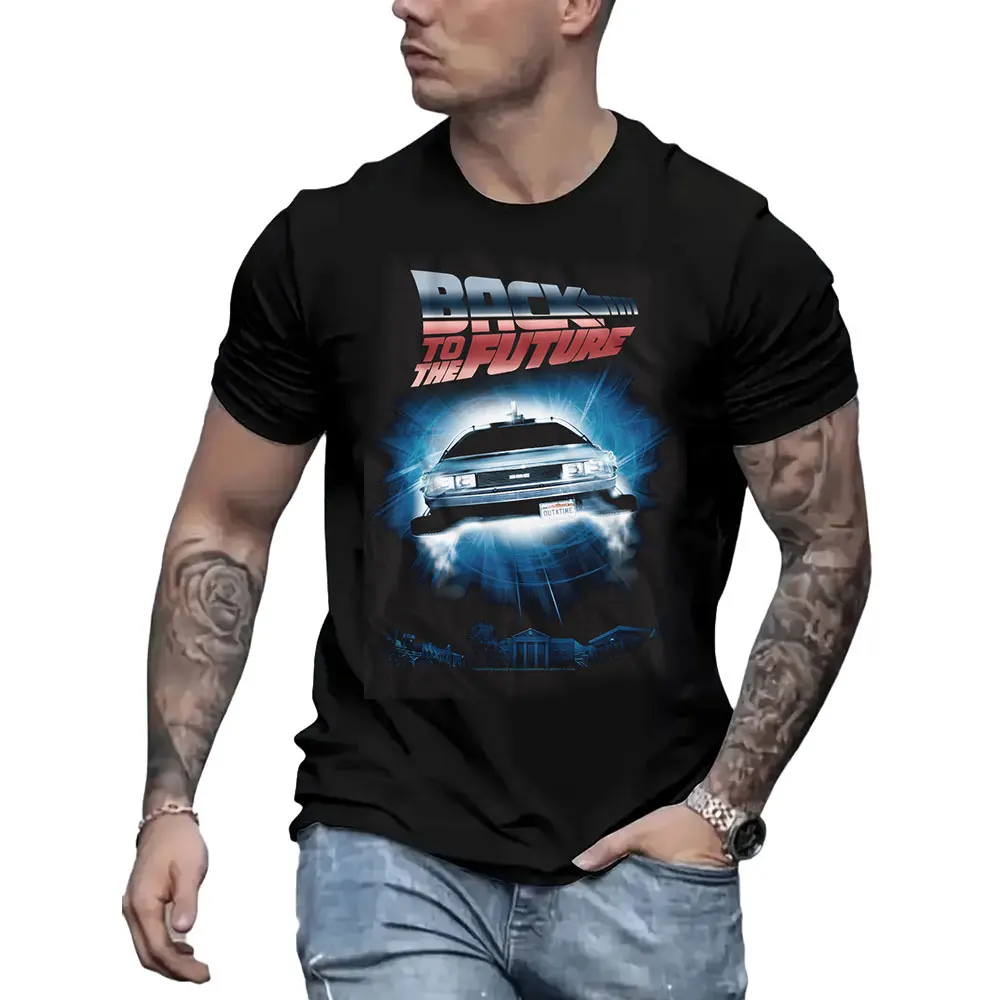 

Don't Need Roads Back To The Future Vintage Sic Fi Gift t shirt 80s movies Time Machine Graphic Clothes All size Tops S-6XL