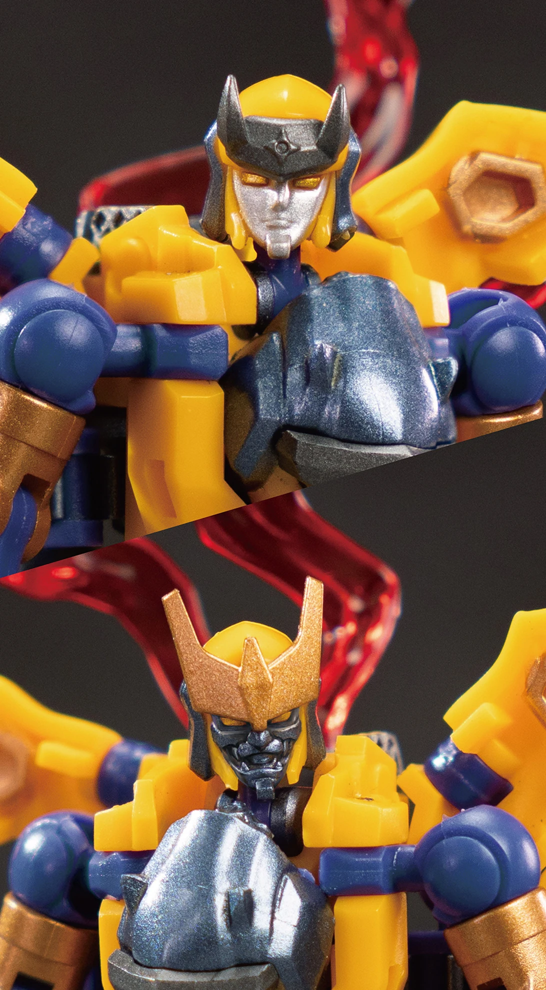 Iron Factory IF EX-76 EX76 Giocattoli Trasformabili in Scala Ridotta, Versione Guerriero Pantera Gialla Samurai, Robot Articolato per Appassionati