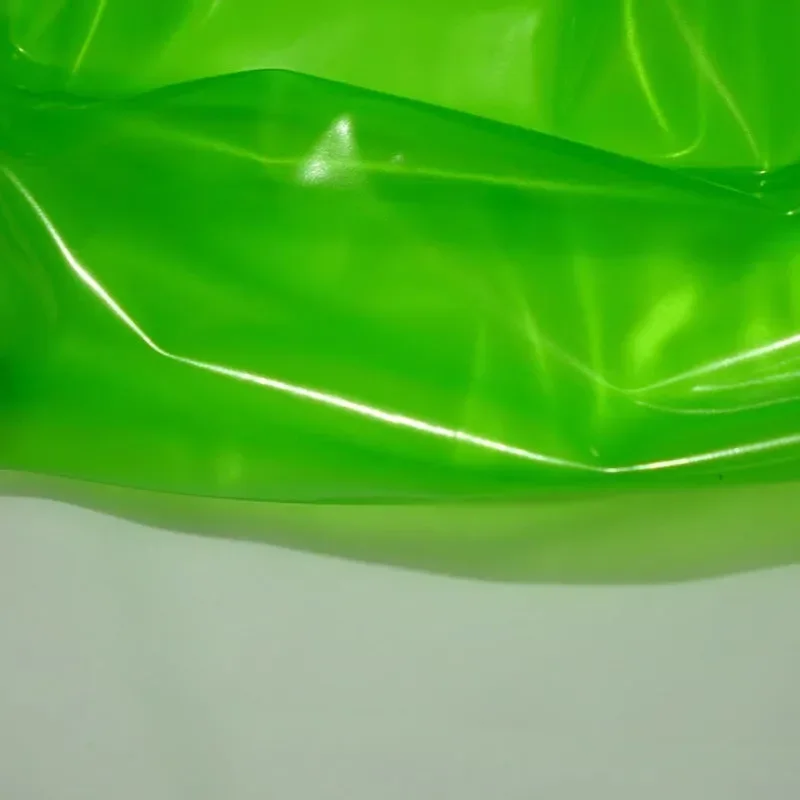 Fetysz zielone pcv przezroczyste grube plastikowe kalesony wysokiej talii wodoodporne luźne miękkie ciche figi na pieluchy majtki na nietrzymanie