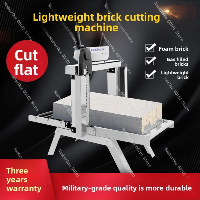New Electric Brick Cutting Machine for Aerated Blocks, Lightweight Bricks, Foam Bricks, Aerated Bricks, Automatic Cutting and Pr