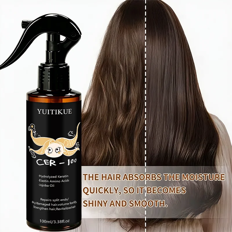 YUITIKUE CER-100 Anti-Frizz Hair Spray Hydrating Formula For Tangled Dry Split End Hair view 4