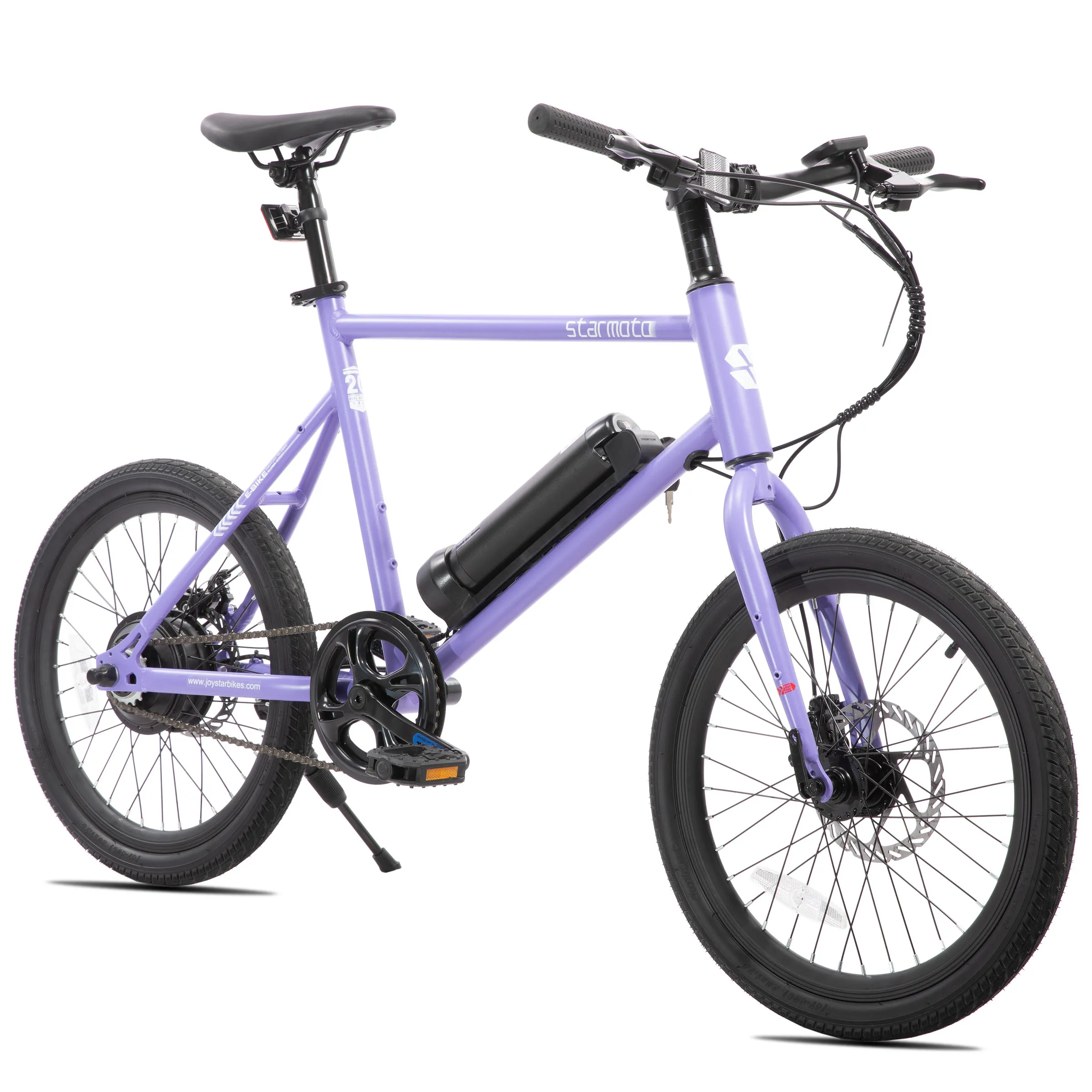 JOYSTAR 20" Electric Bicycle for Kids Aged 7-12 Max 15 Miles 16 Mph with 7.8 Ah Battery Dual Disc Brakes Kids Ebike image 4