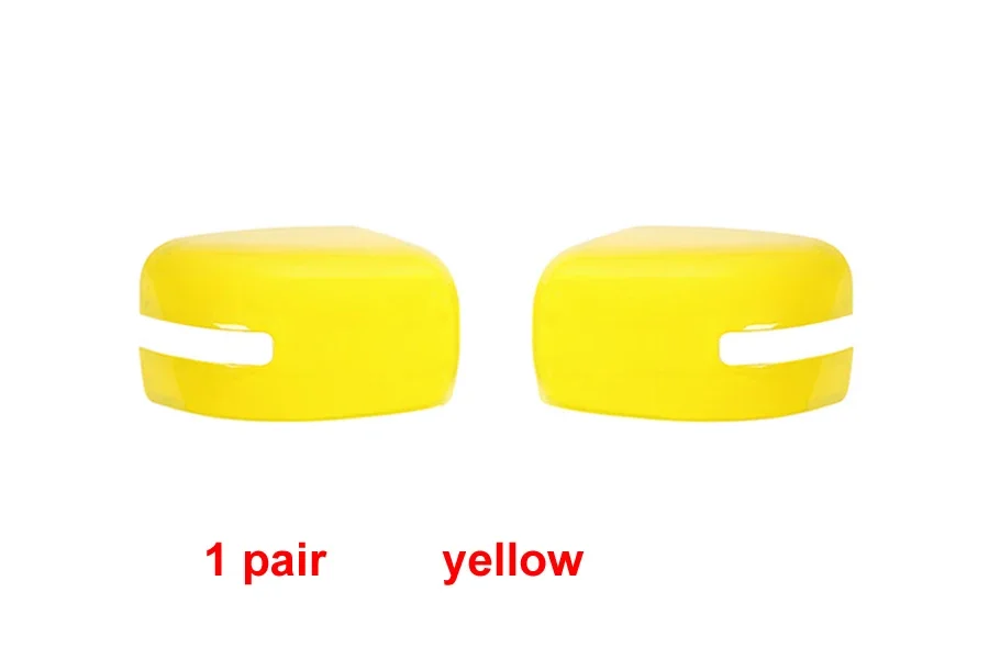 For Jeep Renegade 2016-2021 ABS Rearview Mirror Cover Cap Shell Decoration Stickers Protector Carbon Fiber 1 Pair