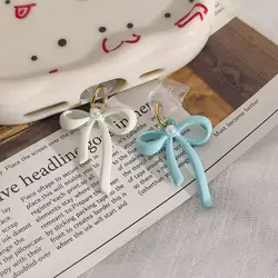 Solid Bowknot Dust Plug Women Fashion Pendant Charge Port Plug For iPhone Type C Dust Protection Cap Couple Phone Stopper