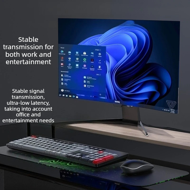 Wireless Keyboard and Mouse Set for Desktop Laptop Silent Business Keyboard Mouse Combo