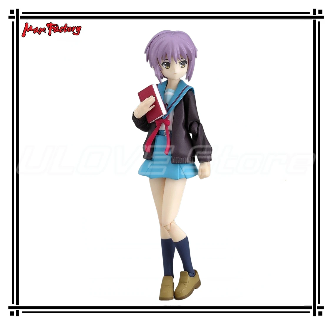 

Original Max Factory Figma#001 The Melancholy of Haruhi Suzumiya Nagato Yuki Anime Figure Model