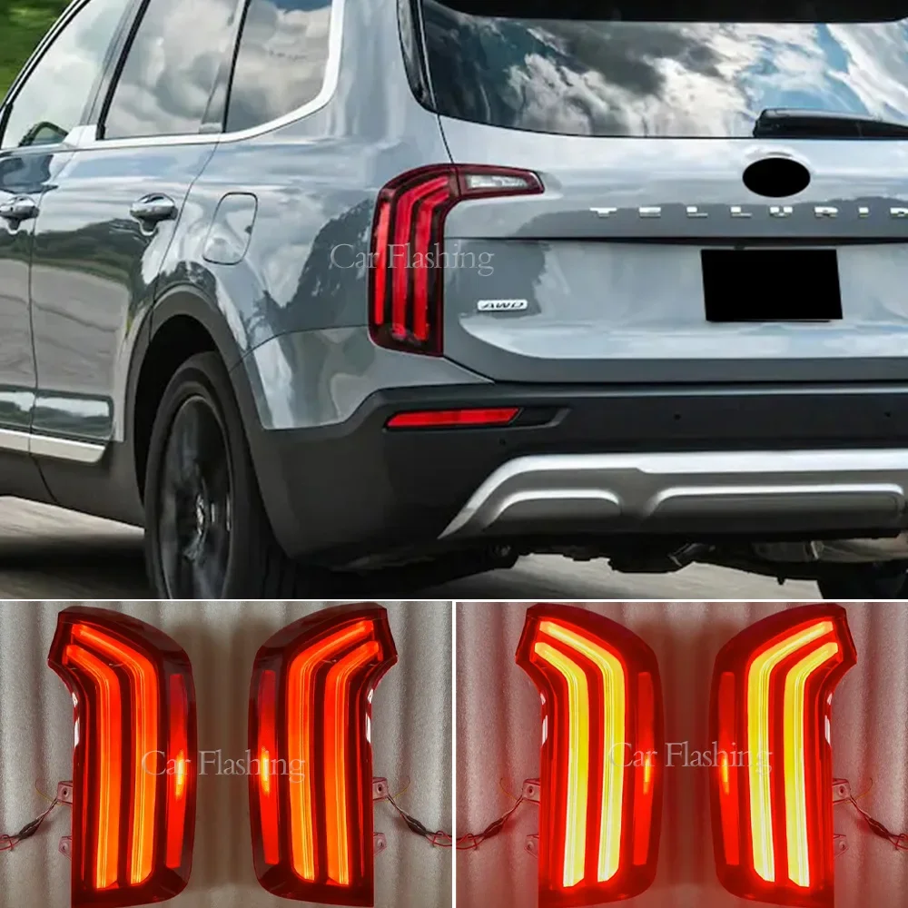 

For Kia TELLURIDE taillights American/Korean versions 2020-2021 LED taillights brake lights