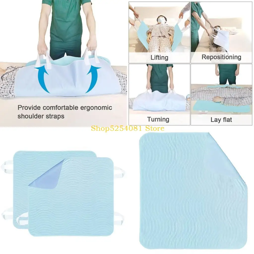 AXYC Waterproof Positioning Bed Pad with Reinforced Handles For Lifting Transfering