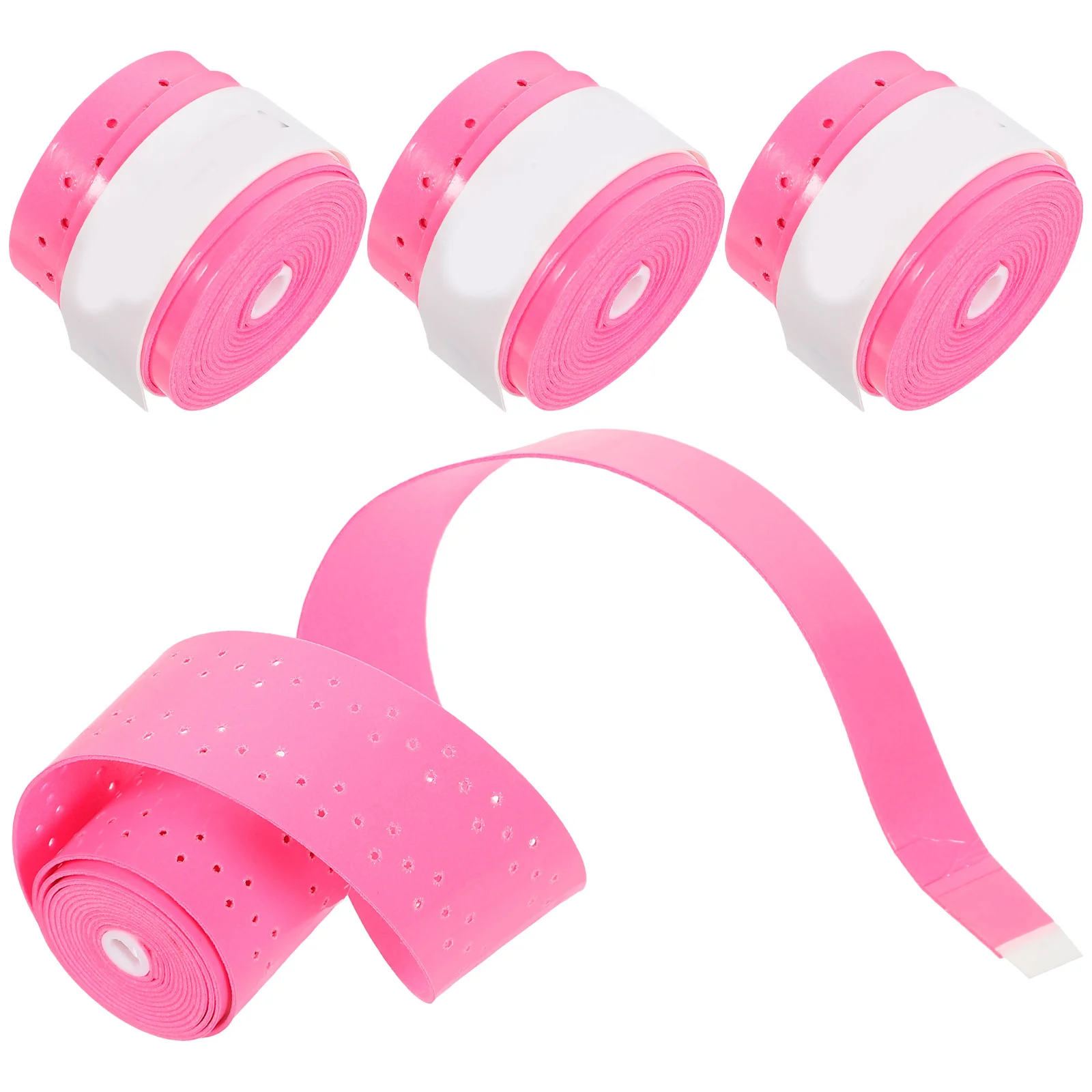 

4 Rolls Drumstick Grip Tape Wrap PU Antislip Durable Stick Wrap Fluorescent Coat for Performance Stick Tape